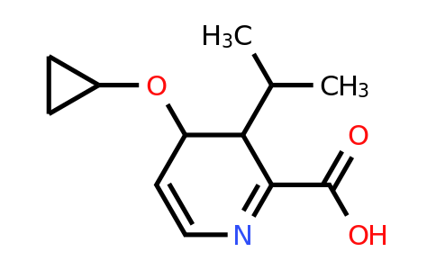 CAS 1243459-78-0 | 4-Cyclopropoxy-3-isopropyl-3,4-dihydropyridine-2-carboxylic acid