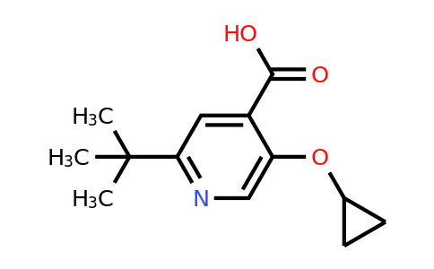 CAS 1243459-82-6 | 2-Tert-butyl-5-cyclopropoxyisonicotinic acid