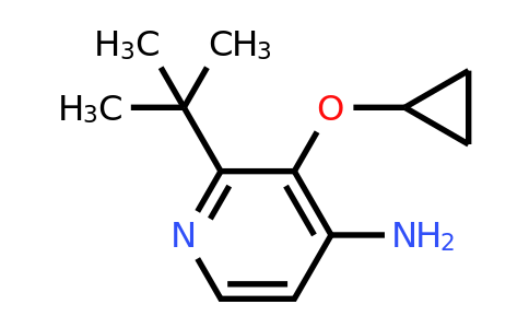 CAS 1243459-85-9 | 2-Tert-butyl-3-cyclopropoxypyridin-4-amine