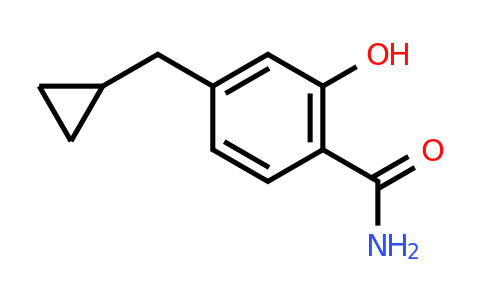 CAS 1243459-86-0 | 4-(Cyclopropylmethyl)-2-hydroxybenzamide