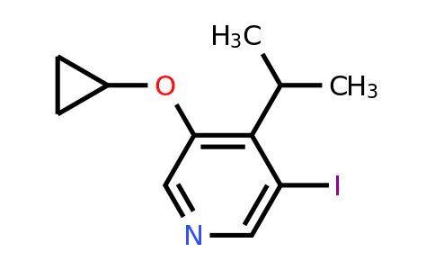 CAS 1243459-90-6 | 3-Cyclopropoxy-5-iodo-4-(propan-2-YL)pyridine