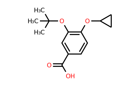 CAS 1243459-93-9 | 3-Tert-butoxy-4-cyclopropoxybenzoic acid