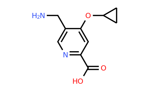 CAS 1243459-98-4 | 5-(Aminomethyl)-4-cyclopropoxypicolinic acid
