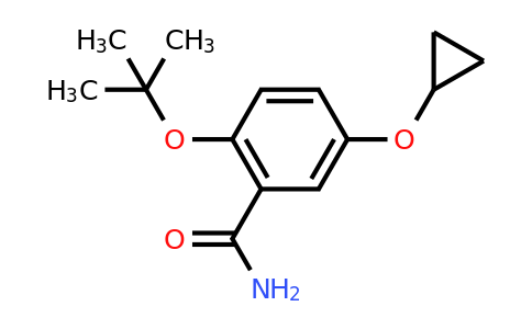CAS 1243460-03-8 | 2-Tert-butoxy-5-cyclopropoxybenzamide