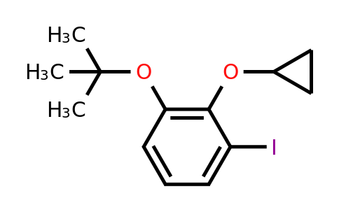CAS 1243460-04-9 | 1-Tert-butoxy-2-cyclopropoxy-3-iodobenzene
