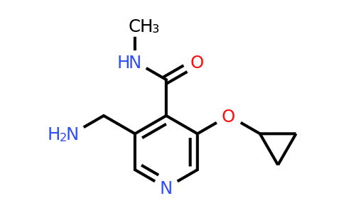 CAS 1243460-07-2 | 3-(Aminomethyl)-5-cyclopropoxy-N-methylisonicotinamide