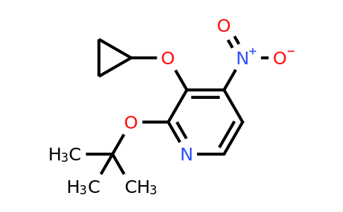 CAS 1243460-16-3 | 2-Tert-butoxy-3-cyclopropoxy-4-nitropyridine