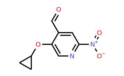 CAS 1243460-19-6 | 5-Cyclopropoxy-2-nitroisonicotinaldehyde