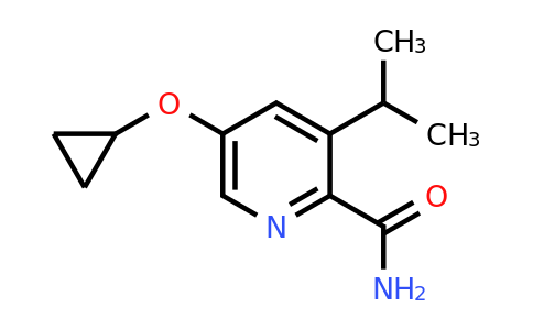 CAS 1243460-21-0 | 5-Cyclopropoxy-3-isopropylpicolinamide