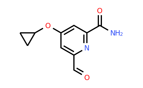 CAS 1243460-22-1 | 4-Cyclopropoxy-6-formylpicolinamide