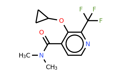CAS 1243460-23-2 | 3-Cyclopropoxy-N,n-dimethyl-2-(trifluoromethyl)isonicotinamide
