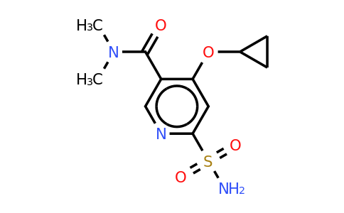 CAS 1243460-26-5 | 4-Cyclopropoxy-N,n-dimethyl-6-sulfamoylnicotinamide