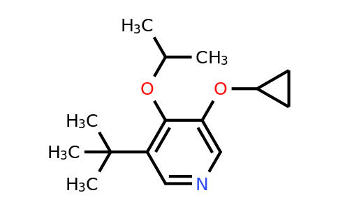 CAS 1243460-27-6 | 3-Tert-butyl-5-cyclopropoxy-4-isopropoxypyridine