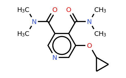 CAS 1243460-28-7 | 5-Cyclopropoxy-N3,N3,N4,N4-tetramethylpyridine-3,4-dicarboxamide