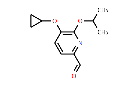 CAS 1243460-29-8 | 5-Cyclopropoxy-6-isopropoxypicolinaldehyde