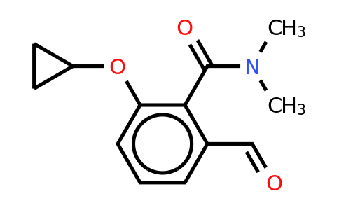 CAS 1243460-31-2 | 2-Cyclopropoxy-6-formyl-N,n-dimethylbenzamide