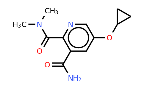 CAS 1243460-41-4 | 5-Cyclopropoxy-N2,N2-dimethylpyridine-2,3-dicarboxamide
