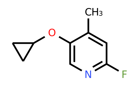 CAS 1243460-42-5 | 5-Cyclopropoxy-2-fluoro-4-methylpyridine