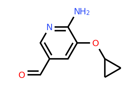 CAS 1243460-43-6 | 6-Amino-5-cyclopropoxynicotinaldehyde