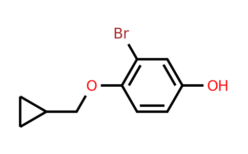 CAS 1243460-44-7 | 3-Bromo-4-(cyclopropylmethoxy)phenol