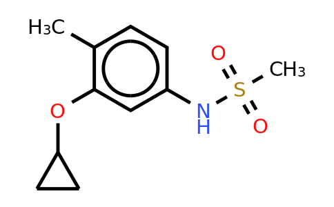 CAS 1243460-49-2 | N-(3-cyclopropoxy-4-methylphenyl)methanesulfonamide