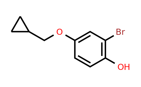 CAS 1243460-51-6 | 2-Bromo-4-(cyclopropylmethoxy)phenol