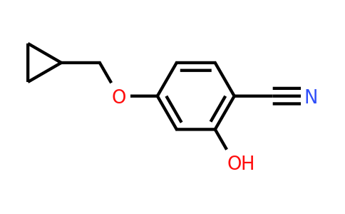 CAS 1243460-54-9 | 4-(Cyclopropylmethoxy)-2-hydroxybenzonitrile