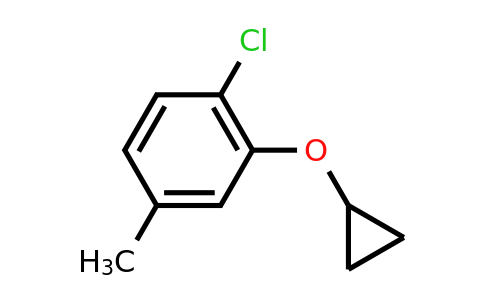 CAS 1243460-56-1 | 1-Chloro-2-cyclopropoxy-4-methylbenzene