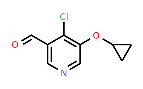 CAS 1243460-57-2 | 4-Chloro-5-cyclopropoxynicotinaldehyde