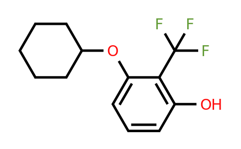 CAS 1243460-58-3 | 3-(Cyclohexyloxy)-2-(trifluoromethyl)phenol