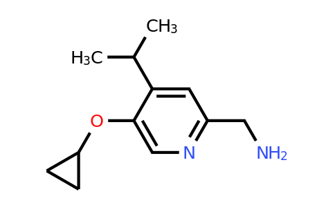 CAS 1243460-59-4 | (5-Cyclopropoxy-4-isopropylpyridin-2-YL)methanamine