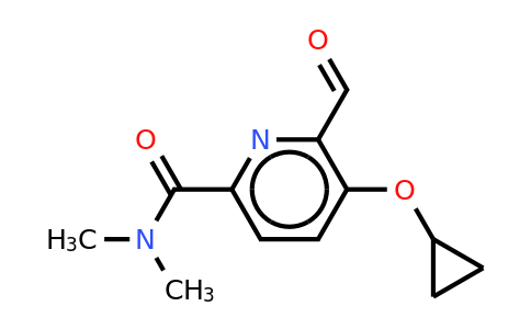 CAS 1243460-61-8 | 5-Cyclopropoxy-6-formyl-N,n-dimethylpicolinamide