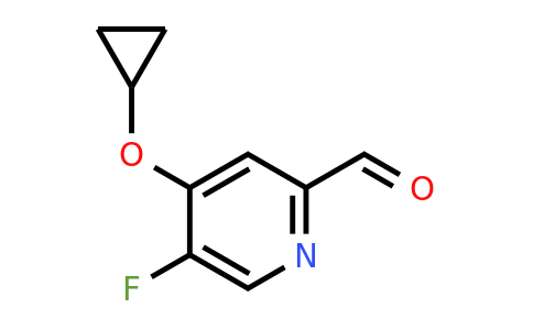 CAS 1243460-67-4 | 4-Cyclopropoxy-5-fluoropicolinaldehyde