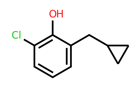 CAS 1243460-68-5 | 2-Chloro-6-(cyclopropylmethyl)phenol