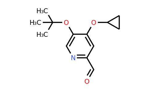 CAS 1243460-72-1 | 5-Tert-butoxy-4-cyclopropoxypicolinaldehyde