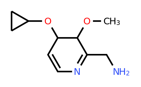 CAS 1243460-76-5 | (4-Cyclopropoxy-3-methoxy-3,4-dihydropyridin-2-YL)methanamine