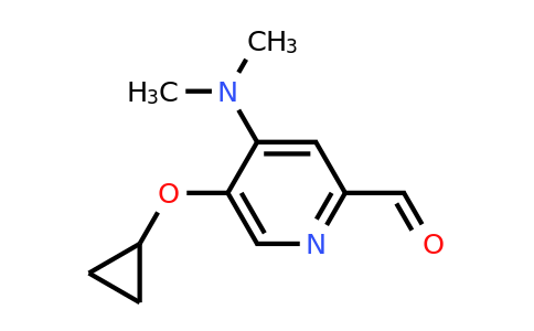 CAS 1243460-77-6 | 5-Cyclopropoxy-4-(dimethylamino)picolinaldehyde