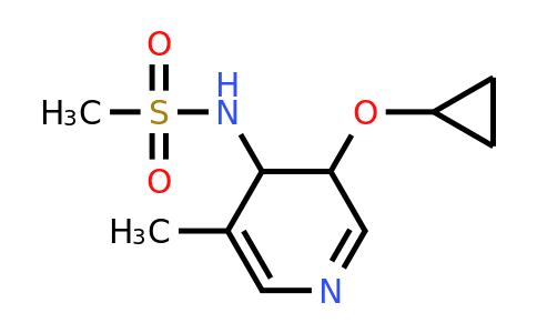 CAS 1243460-78-7 | N-(3-cyclopropoxy-5-methyl-3,4-dihydropyridin-4-YL)methanesulfonamide