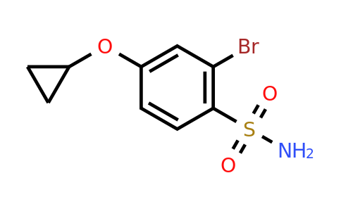 CAS 1243460-81-2 | 2-Bromo-4-cyclopropoxybenzenesulfonamide