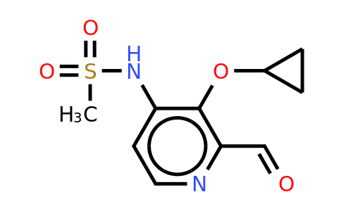 CAS 1243460-83-4 | N-(3-cyclopropoxy-2-formylpyridin-4-YL)methanesulfonamide