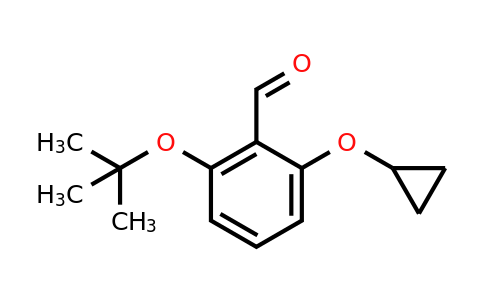 CAS 1243460-85-6 | 2-Tert-butoxy-6-cyclopropoxybenzaldehyde