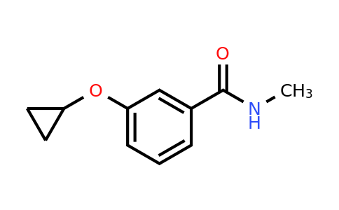 CAS 1243460-86-7 | 3-Cyclopropoxy-N-methylbenzamide