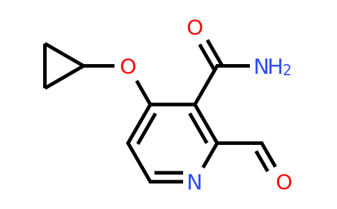 CAS 1243460-88-9 | 4-Cyclopropoxy-2-formylnicotinamide