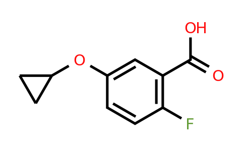 CAS 1243460-99-2 | 5-Cyclopropoxy-2-fluorobenzoic acid