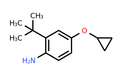 CAS 1243461-00-8 | 2-Tert-butyl-4-cyclopropoxyaniline