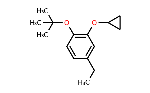 CAS 1243461-03-1 | 1-Tert-butoxy-2-cyclopropoxy-4-ethylbenzene