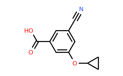 CAS 1243461-09-7 | 3-Cyano-5-cyclopropoxybenzoic acid