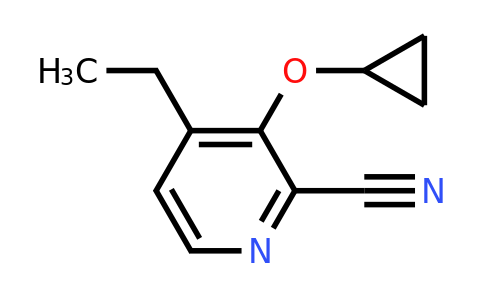 CAS 1243461-10-0 | 3-Cyclopropoxy-4-ethylpicolinonitrile