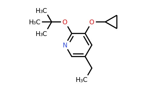 CAS 1243461-14-4 | 2-Tert-butoxy-3-cyclopropoxy-5-ethylpyridine