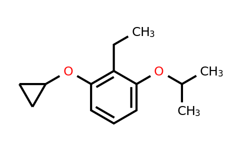 CAS 1243461-20-2 | 1-Cyclopropoxy-2-ethyl-3-isopropoxybenzene